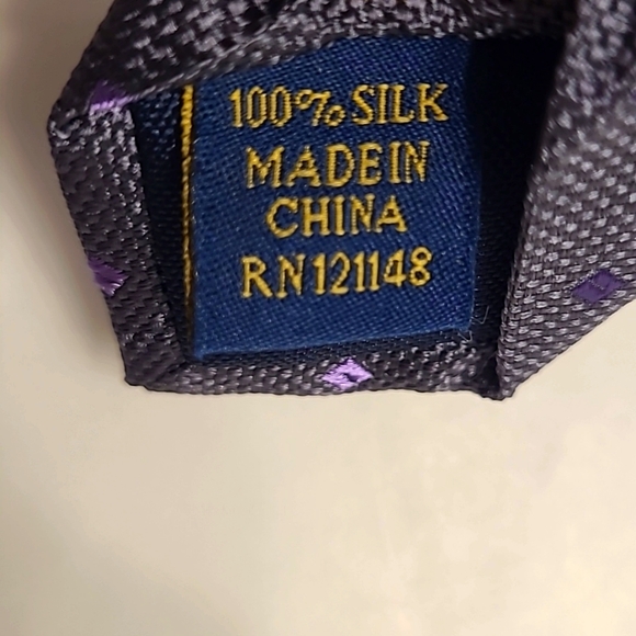 Club Room by Charter Club Silk Men's Neck Tie - Picture 4 of 4